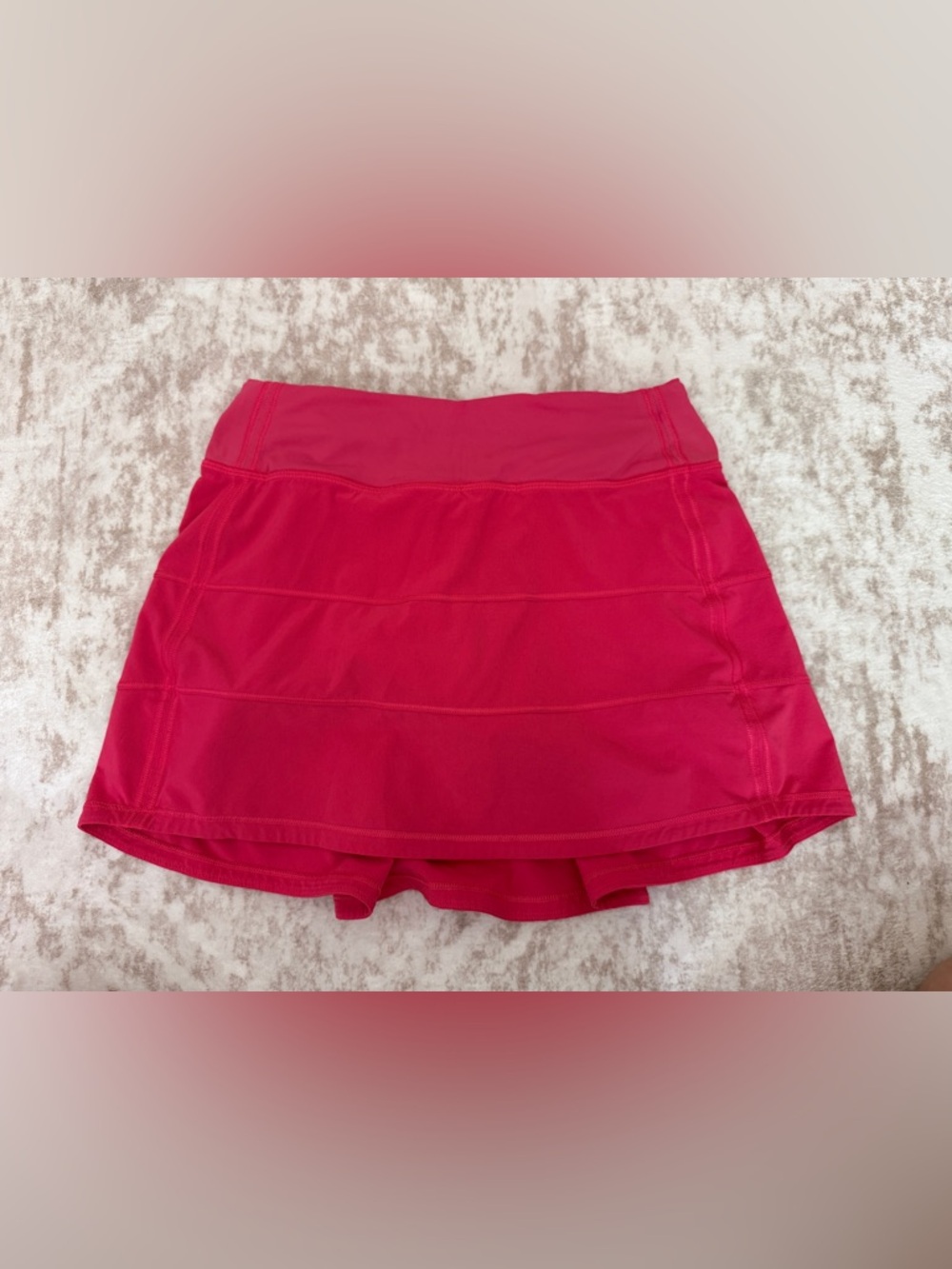 Lululemon Pace Rival Skirt Lip Gloss Size 2
